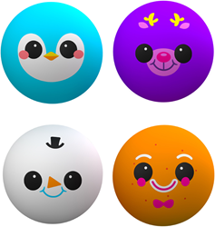 NeeDoh >Needoh Squishmas Squishkins (6)