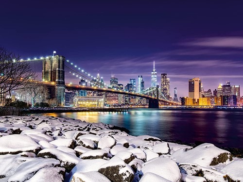 Legpuzzel Winter in New York, 1500st.