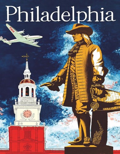 New York Puzzle Company Philadelphia Mini Puzzle - 100 Teile - Lernspielzeug