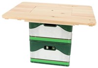 Esschert Design Bierkisten Tischplatte FSC Holz - Beistelltisch Zubehör