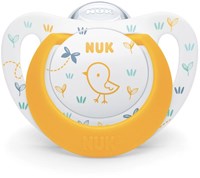 Nuk Schnuller Silikon 6-18 Monate - Baby Beruhigungssauger bunt