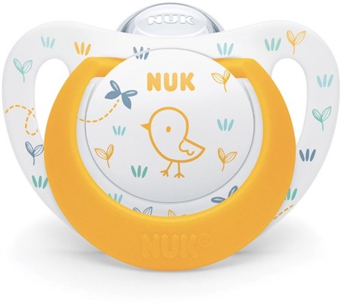 Nuk Schnuller Silikon 6-18 Monate - Baby Beruhigungssauger bunt