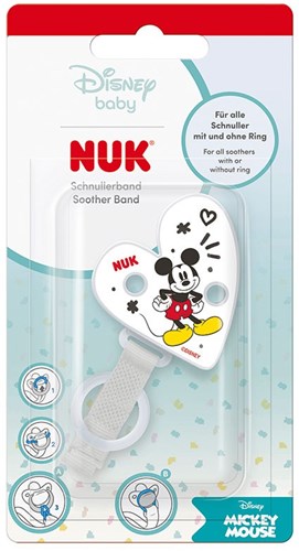 Nuk Schnullerband Disney Mickey universelles Babyzubehör-2