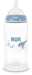 Nuk Babyflasche Anti-Kolik 300ml Wal Polypropylen 3M+ Temperaturanzeige