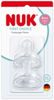Nuk Babyflaschensauger Silikon XL 6M+ Anti-Kolik 2 Stück-2