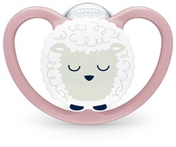 Nuk Baby Schnuller Perfect Match Air Night 6-18M Silikon Schaf