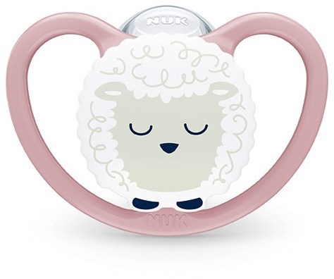 Nuk Baby Schnuller Perfect Match Air Night 6-18M Silikon Schaf
