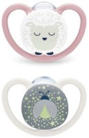 Nuk Baby Schnuller Perfect Match Air Night 6-18M Silikon Schaf-2