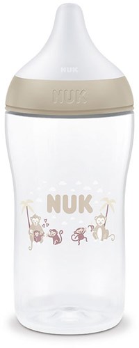 Nuk Babyflasche Anti-Kolik 260ml PP 3M+ mit Affen-Design
