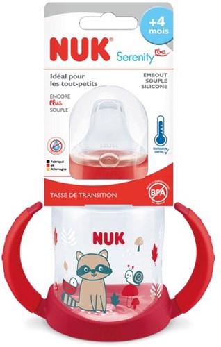 Nuk - Feeding - Serenity+ Transition Cup - 150ml - 4M+ - Red-2