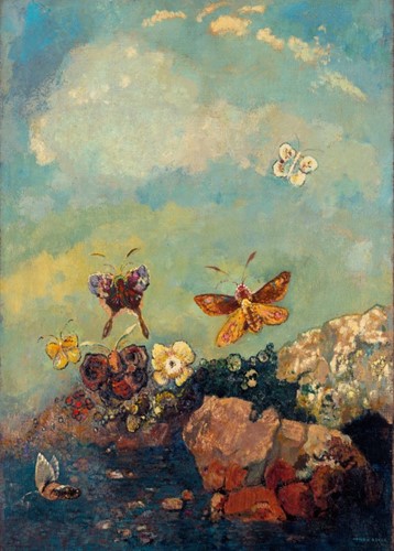 Grafika Odilon Redon - Schmetterlinge, 1910 - 500 Teile