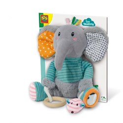 Ses sensorisches Spielzeug Olfi Elefant Kuscheltier für Babys und Kleinkinder