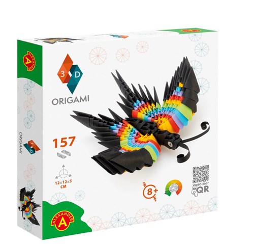 Alexander Toys Origami 3D Bastelset Schmetterling 154 Teile kreatives Spielzeug