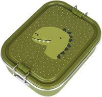Trixie Brotdose Lunchbox Mr. Dino - Edelstahl - Grün - Kinder-3