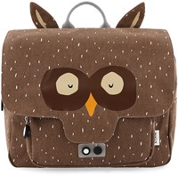 Trixie Schultasche Rucksack Mr. Owl - wasserabweisend und robust für Kinder