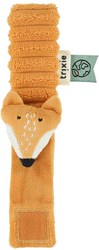 Trixie Baby-Armband-Rassel Mr. Fox - weiches orangefarbenes Spielzeug