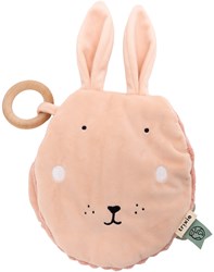 Trixie Fühlbuch rosa Mrs. Rabbit Babyspielzeug Karton