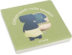 Trixie Geschichtenbuch Pappbuch - Elefant Zähneputzen Kleinkinder Sprachentwicklung