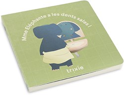 Trixie Geschichtenbuch Pappbuch Elefant Zähneputzen Kleinkindspielzeug