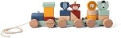 Trixie Holztiereisenbahn - FSC Holzspielzeug - bunte Tierzug-Set