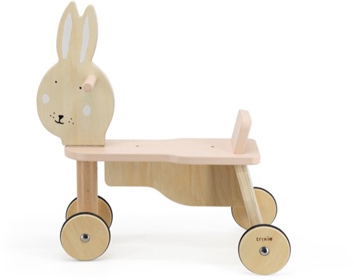 Trixie Holz Fahrrad 4 Räder - Mrs. Rabbit