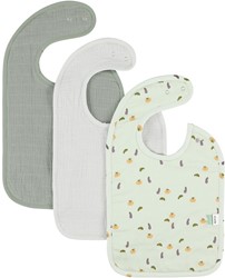 Trixie Lätzchen 3er-Pack Baumwolle - Friendly Vegetables Babyset