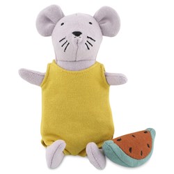 Trixie Handpuppe Kuscheltier Mrs. Mouse - Bio-Baumwolle - Rollenspiel
