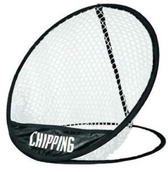 Longridge Golf Übungsnetz Pop-Up Schwarz - Chipping Netz für drinnen und draußen