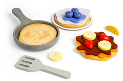BigJigs Holz Pfannkuchen Spielzeug Set - fantasie Frühstück Spielset