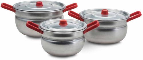 Schopper Kochgeschirr Spielzeug - 3-teiliges Küchenset multicolor
