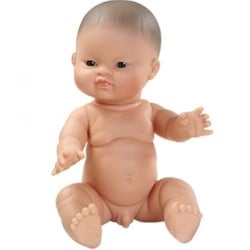 Paola Reina Gordi Babypuppe Junge Mandelaugen - 34 cm
