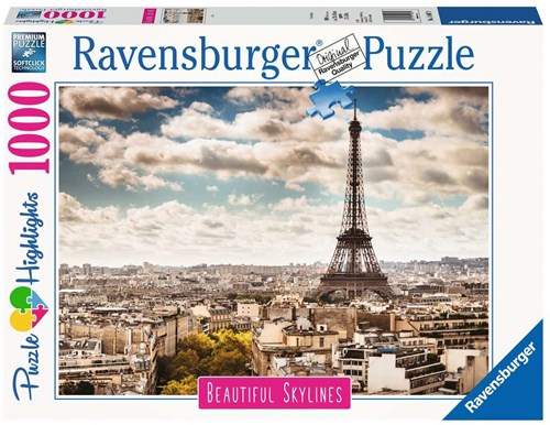 Ravensburger Puzzle Paris - 1000 Teile - Stadtleben - Erwachsene