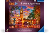 Legpuzzel Zonsondergang Op Parliament Square, Londen, 1000st.-2