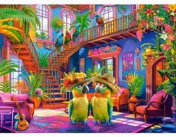 Castorland Puzzle Papageien Paradies - 200 Teile Kinderpuzzle