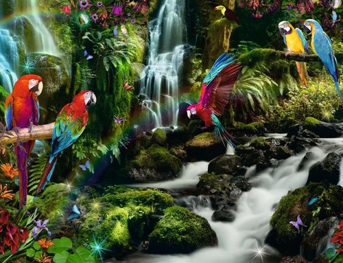 Ravensburger Bunte Papageien im Dschungel