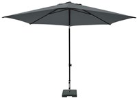 Garten Sonnenschirm MYKANOS PUSH-UP grau 250cm wasserabweisend UV50+
