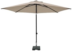 Parasol MYKANOS PUSH-UP Garten Sonnenschirm 250cm ecru UV Schutz