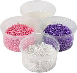 Creativ Company Pearl Clay Bastelset rosa lila weiß 3x25gr Modelliermasse