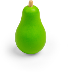 BigJigs Holzspielzeug Birne - pädagogisches Rollenspiel Obst