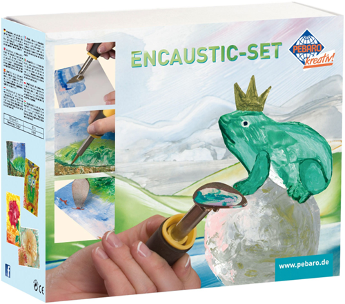 Pebaro kreative Encaustic Set - Malen und Zeichnen mit Wachs