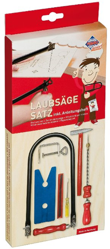 Pebaro Laubsäge-Set - 7-teiliges Bastelwerkzeug für Kinder