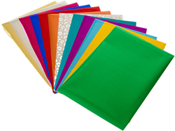 Pebaro Bastelfolie Set Heißfolienfolie 10x15 cm 24 Blatt Multicolor