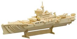 Pebaro Holzbausatz Kreuzfahrtschiff 47x17 cm kreatives Spielzeug