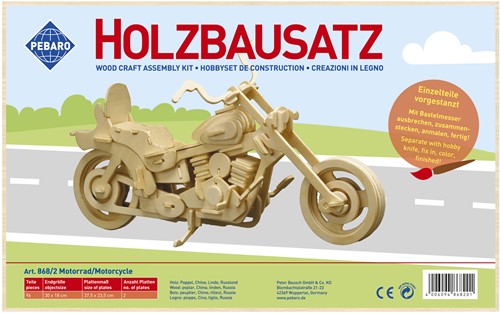 Pebaro Pebaro Motorrad-Bausatz aus Holz