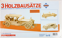 Pebaro Holzbaukasten Oldtimer Modellbau Spielzeug klassisch