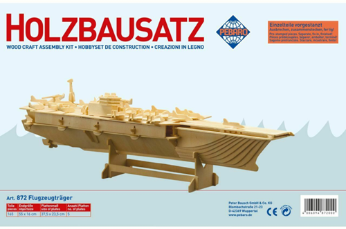 Pebaro Pebaro Holzbausatz Flugzeugträger