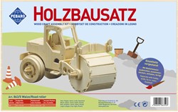 Pebaro Holzbausatz Walze - kreatives Bastelset für Kinder