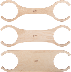 Pedalo Holz Balancierspielzeug Set für Kinder - Stapelsteine
