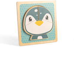 BigJigs Holz Pinguin Puzzle Lernspielzeug nachhaltig FSC zertifiziert