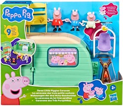 Hasbro Peppa Pig Wohnwagen Spielset mit Figuren und Zubehör